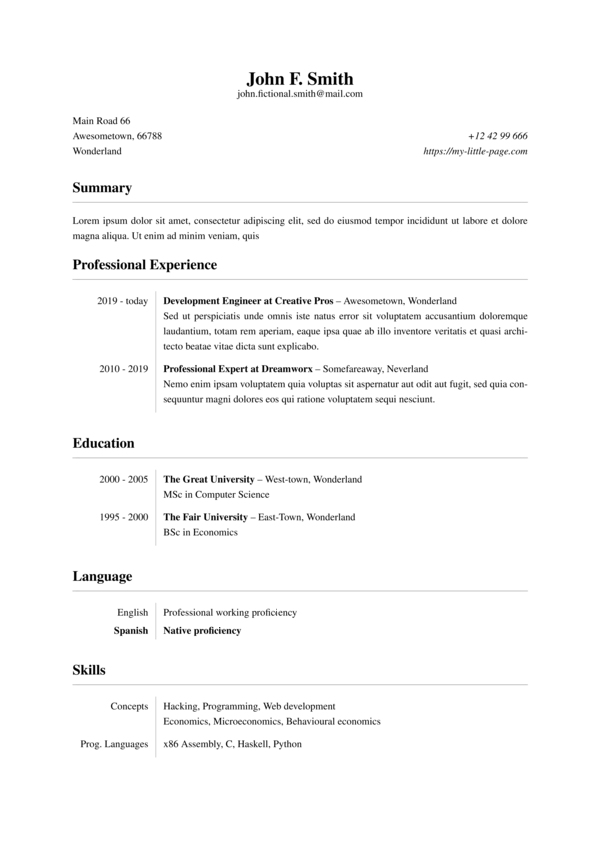 Groff Resume